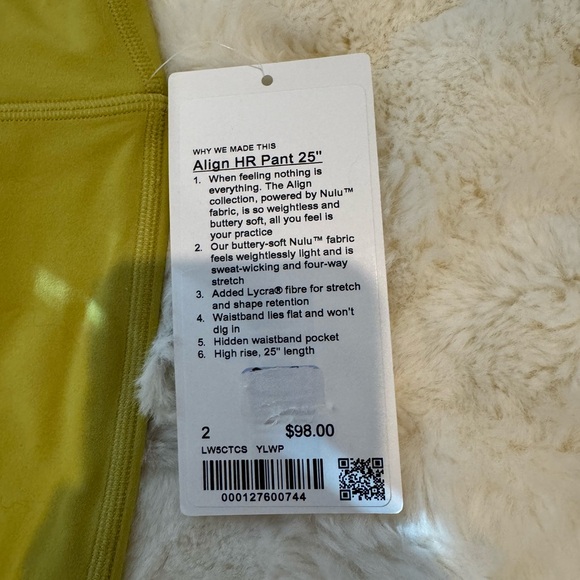 Lululemon leggings NWT - Picture 2 of 3